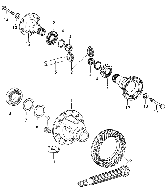 Diagram 305-05 Porsche 997 Carrera 2 3.6L 2005>> Transmission
