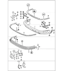 Bumper Front 911 1969 ONWARDS