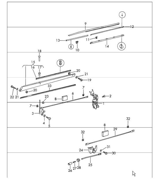 Diagram 804-05 Porsche Taycan Turbo GT 运动轿车 
