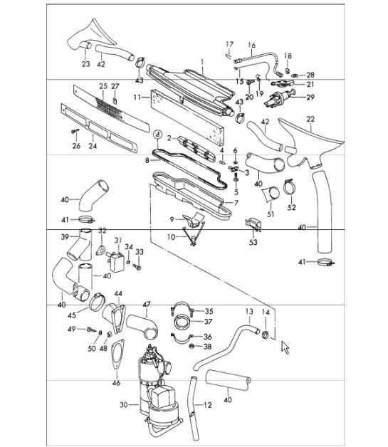 Diagram 813-00 Porsche Cayenne 3.2L V6 2003>> Carrosserie