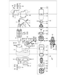 single parts heater - WEBASTO - UPTO  F >> 030 8069, F >> 035 5414, F >> 046 2711, F >> 050 0419 and F >> 055 0271 for 911 /S and 912 upto 1968