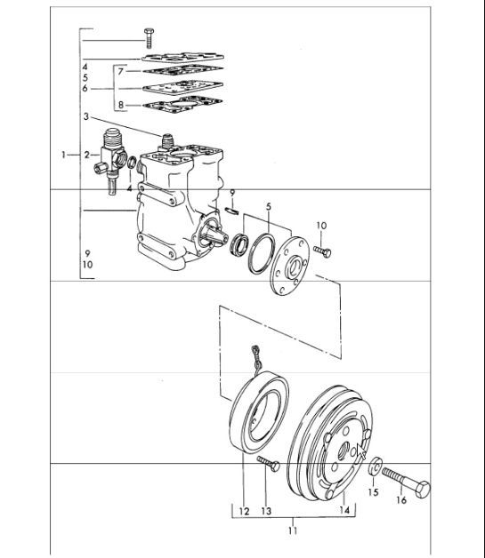 Diagram 813-55 Porsche Cayenne 92A (958) 2010-2017 Body