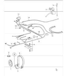 air conditioner, electrical components, accessories 911 E/S/T 1969 onwards