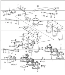 injection system throttle body 911 UPTO 1971
