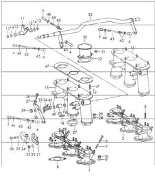 injection system throttle body 911 UPTO 1971 injection system throttle body 911 UPTO 1971
