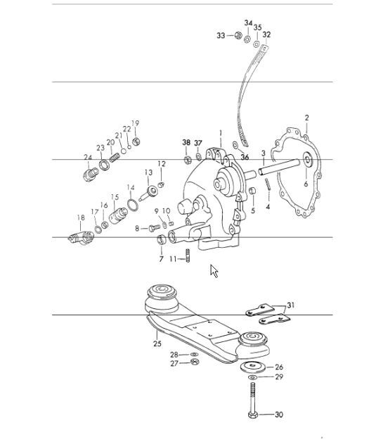 Diagram 307-15 Porsche Cayenne Turbo E-Hybrid V8 4.0L 739 PS
