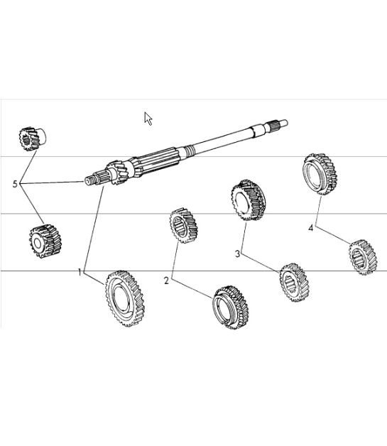 Diagram 308-10 Porsche Cayenne Coupe Turbo V8 4.0L Petrol 550Hp 