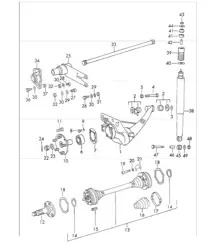 rear axle 911 1970-73