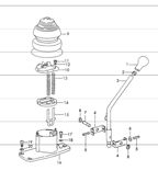 Hand Lever System, Pedal Cluster  911 & 912 (1965-1989)