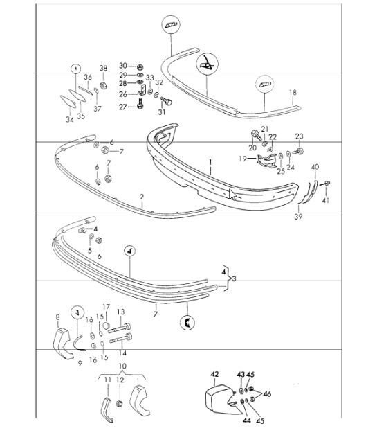 Diagram 802-00 Porsche Cayenne Turbo E-Hybrid V8 4.0L 739CV 