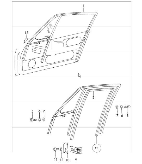 Diagram 804-20 Porsche Cayman S 3.4L 987C 2005-2008 Carrosserie