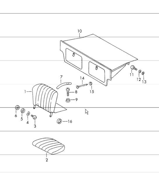Diagram 808-05 Porsche 944 1982-1991 