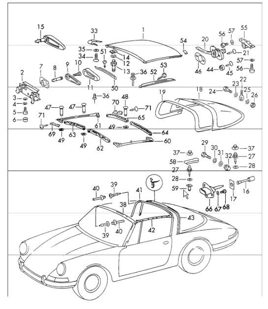 Diagram 811-05 Porsche Cayenne 3.6L 2007>> Body