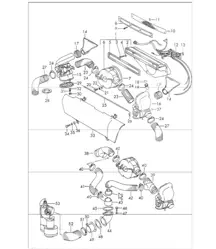 Ventilation and heating 911 1970-73