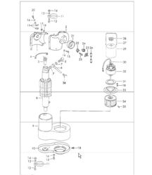 Single parts for heater - WEBASTO - for Left-Hand Drive Cars 911 1970-73
