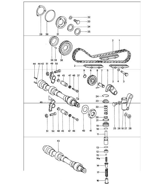 Diagram 103-10 Porsche 996 C4 3.6L 09/01-2005 Engine