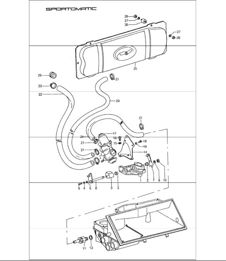 Vacuum system for clutch release 911 1974-77 SPM Vacuum system for clutch release 911 1974-77 SPM