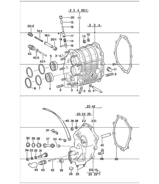 Diagram 302-05 Porsche 997 MKII GT2 RS 2011>> Übertragung