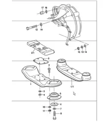Transmission Suspension 911 1974-77