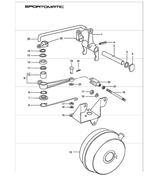 Diagram 307-00 Porsche 996 C2 3.4L 1997-08/01 Transmission