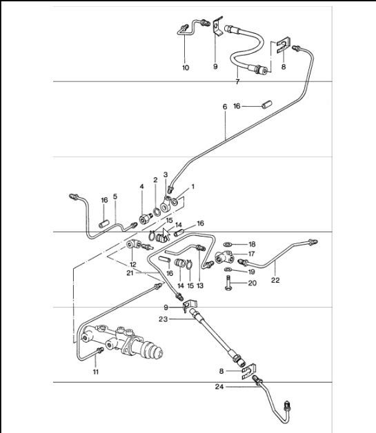 Diagram 604-05 Porsche Cayenne Coupe V6 3.0L Petrol 340Hp 