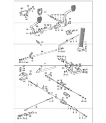 Pedals for Right-Hand Drive Cars 911 1974-77