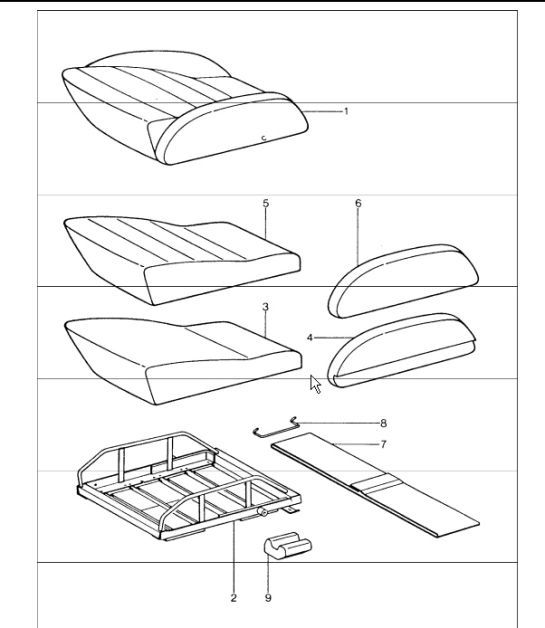 Diagram 808-20 Porsche Cayenne 92A (958) 2010-2017 Body