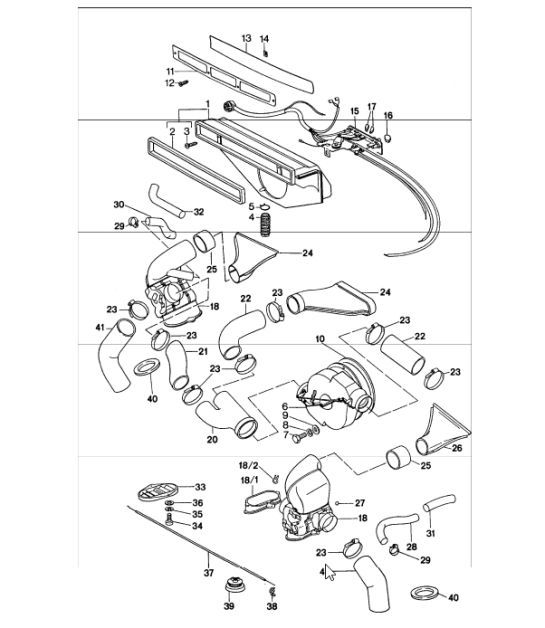 Diagram 813-05 Porsche Cayman 987C/981C (2005-2016) Carrosserie