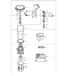 Repair material mixture control unit pump - WEBASTO - 911 upto 1976