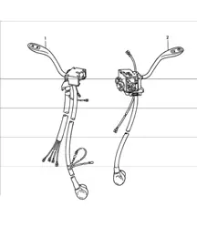 steering column switch 911 1974-77