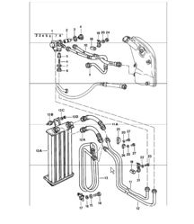 engine lubrication radiator coil 911 1978-83 engine lubrication radiator coil 911 1978-83