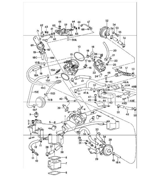 Diagram 107-20 Porsche Cayenne S V6 3.0L Hybrid 380HP Engine