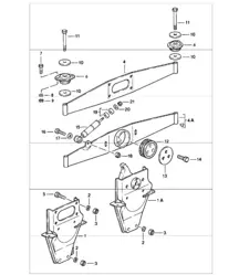 sospensione motore 911 1978-83