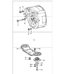 transmission suspension SPM - G 925/16 - 911 1978-83