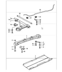 front axle stabiliser 911 1978-83