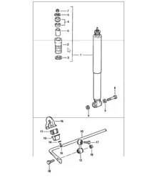 vibration damper stabiliser 911 1978-83