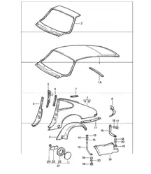exterior panelling rear it is necessary to rework 911 1978-83