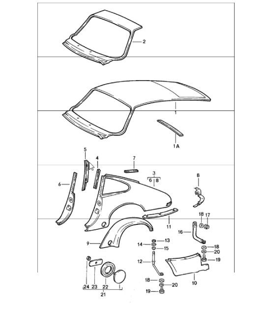 Diagram 801-35 Porsche Cayenne Coupé E-Hybrid V6 3.0L 340CV 