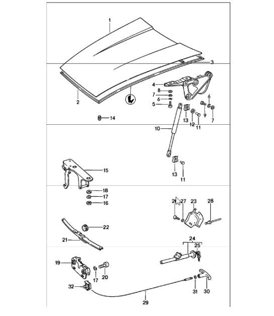 Diagram 803-00 Porsche Cayenne 9YB 2023>> 