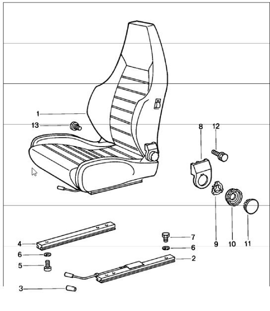 Diagram 808-25 Porsche 991 (911) MK2 2016-2018 Carrozzeria