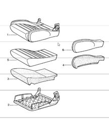 sports seat, seat cushion, single parts 911 1981 ONWARDS