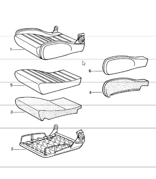 Diagram 808-35 Porsche 996 C4 3.4L 1997-08/01  车身