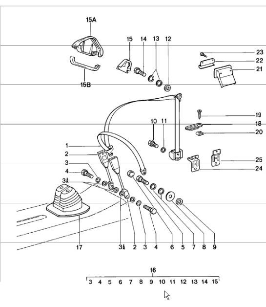 Diagram 812-00 Porsche Panamera GTS V8 4.8L  车身