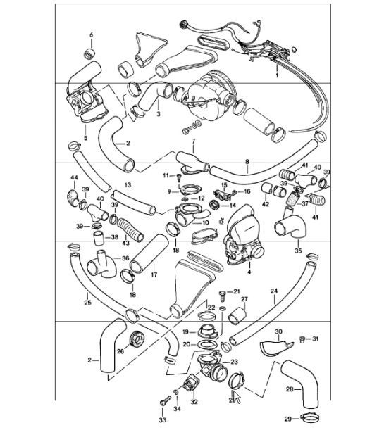 Diagram 813-10 Porsche Panamera 4S V6 涡轮增压 3.0L 4WD（420马力）  车身
