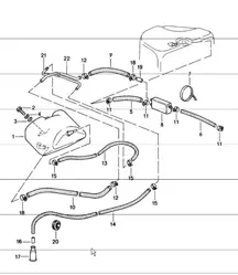 Tank ventilation 911 1984-86