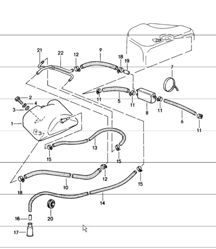 Ventilazione serbatoio 911 1984-86