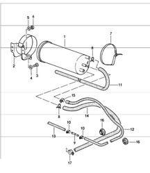 Bombola in carbonio 911 1984-86