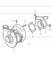 turbocompresseur 911 TURBO 1984-86