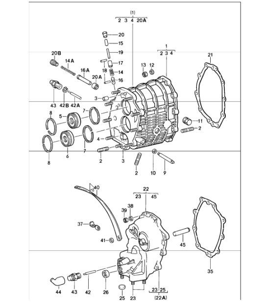 Diagram 302-05 Porsche Macan Turbo 3.6L V6 400马力 传播