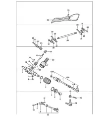 steering parts lower 911 1984-86